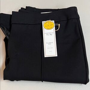 Charter Club Black Slim Leg Classic Fit Pants NWT $79
